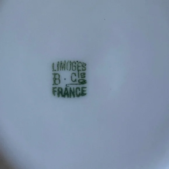 Limoges B et Cie porcelain coffee service circa 1965. 19 piece set - Picture 11 of 11